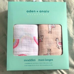 Aden Anais swaddles